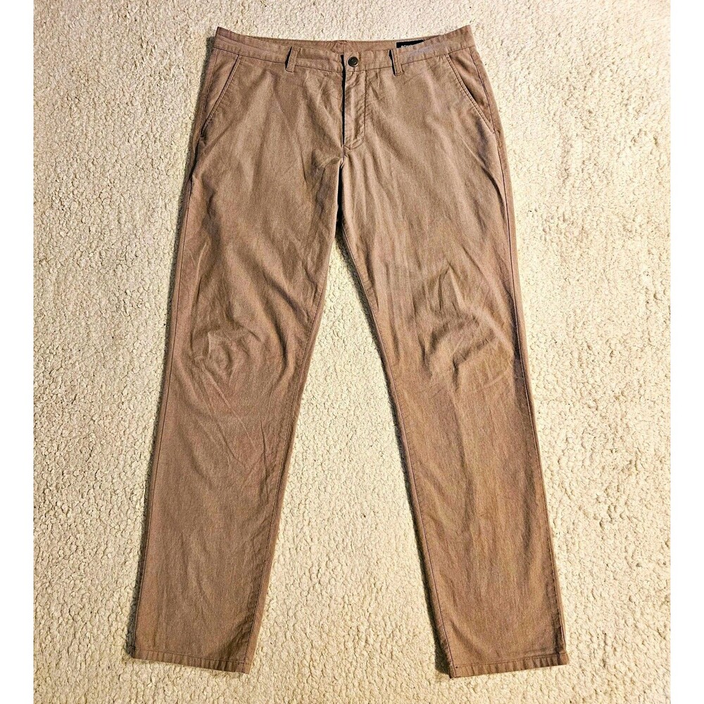 Bonobos Athletic Fit Men's 36x34 Tan Khaki Chinos Stretch Casual Pants